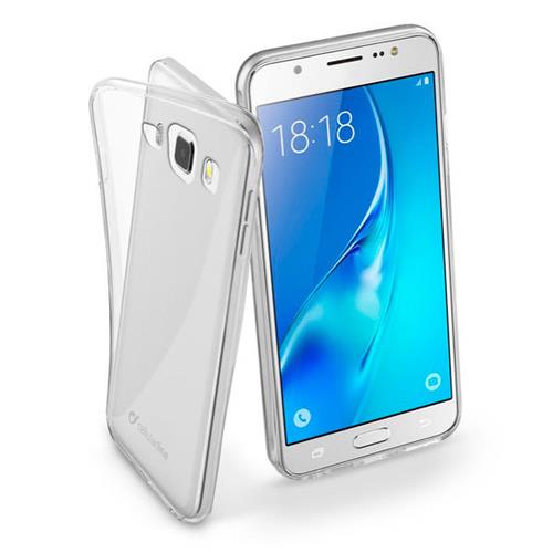 CELLULARLINE Custodia cover per Samsung Galaxy J5 2016 Cellular Line Fine in gomma trasparente